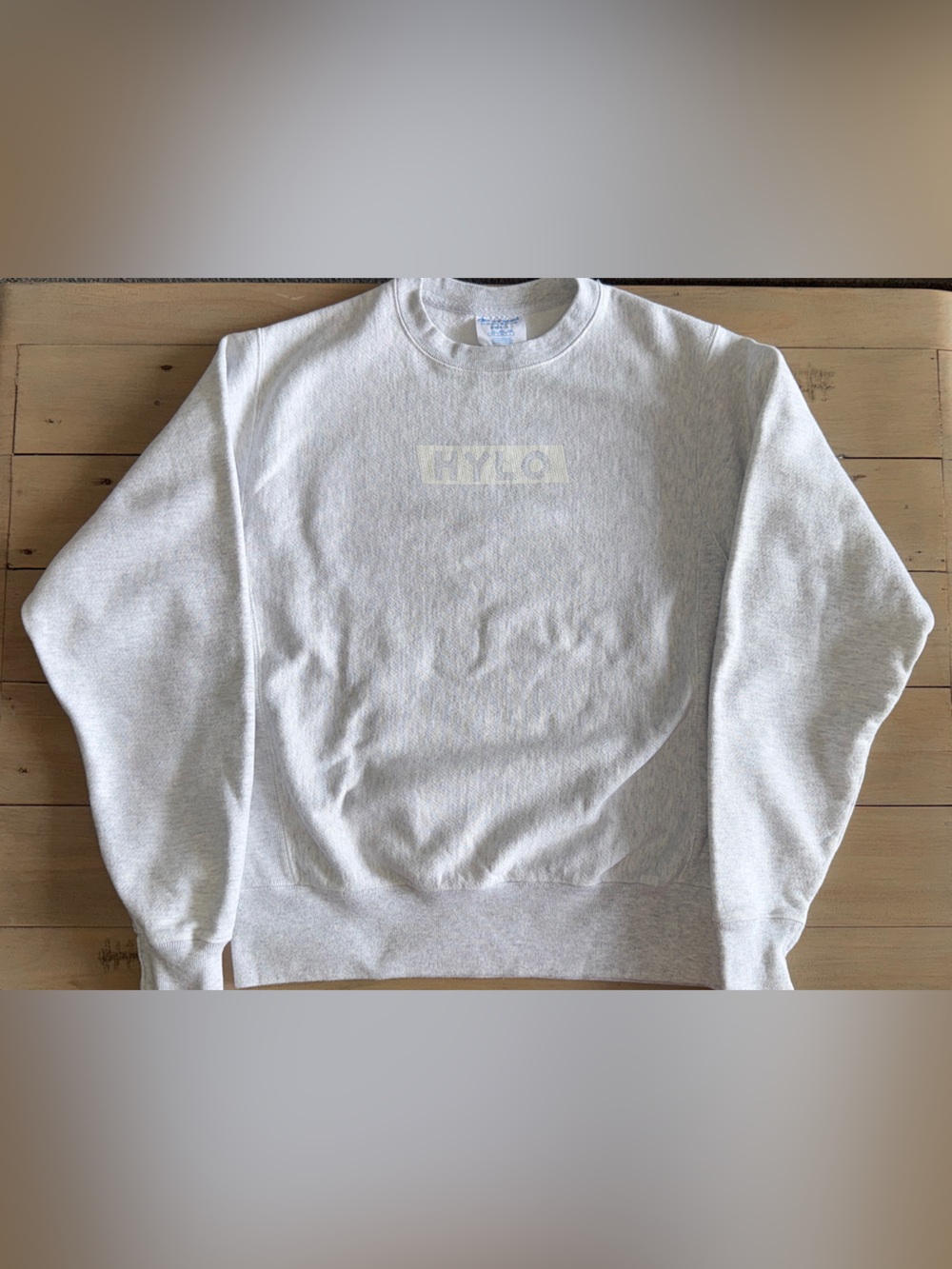 HYLO Athletics x Champion Reverse Weave Crewneck Heather Gray Small
